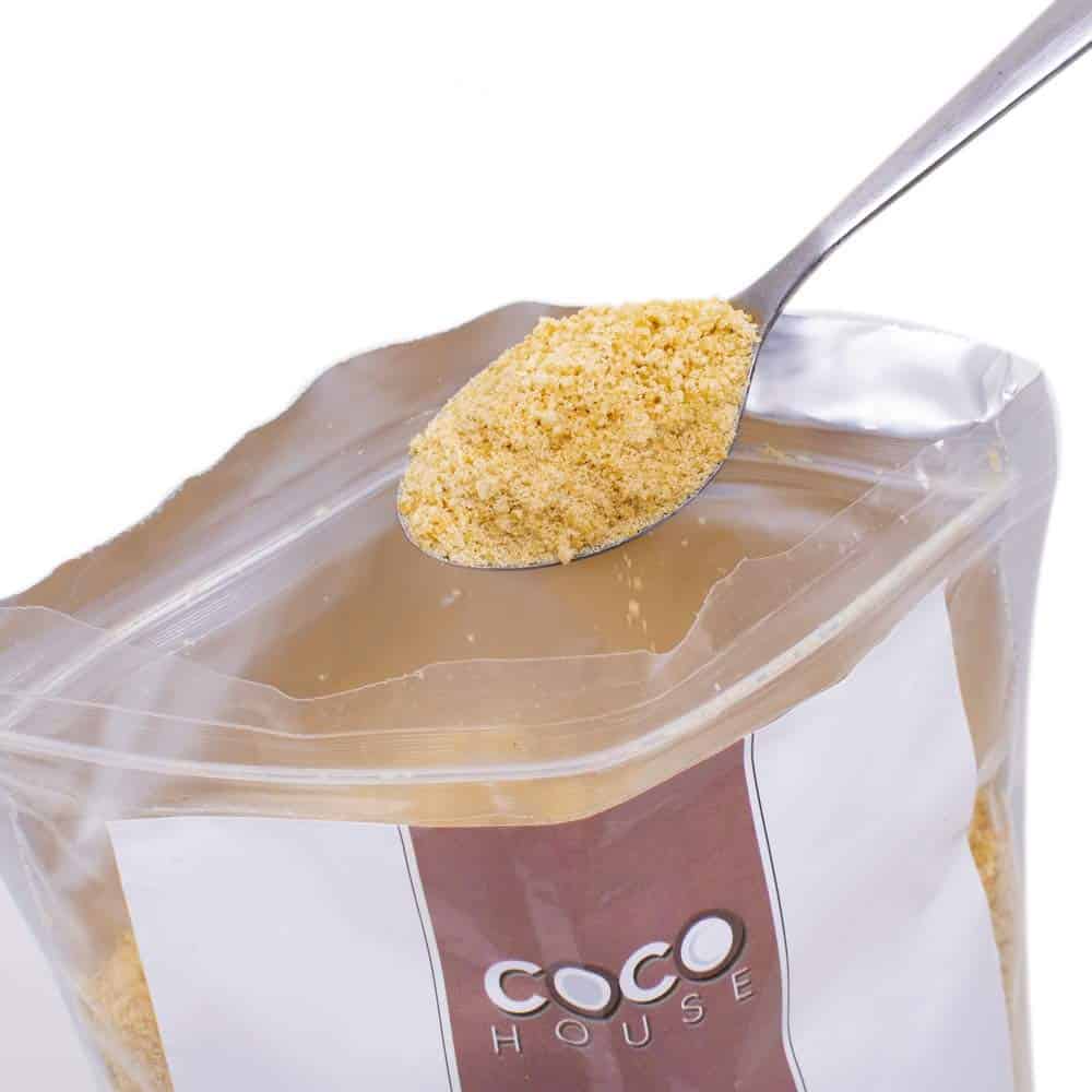 Coco House Organic Coconut Sugar in a spoon picture