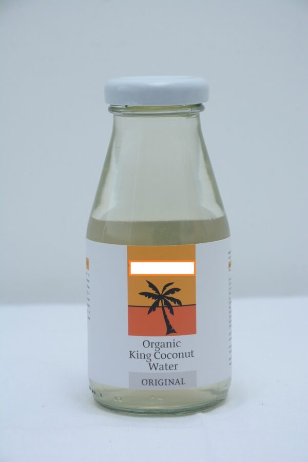 King Coconut Water 200ml Glass Bottle Private Label White Label